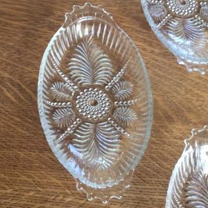 🌿4 Feather & Pearl Anchor Hocking Dishes🌿
